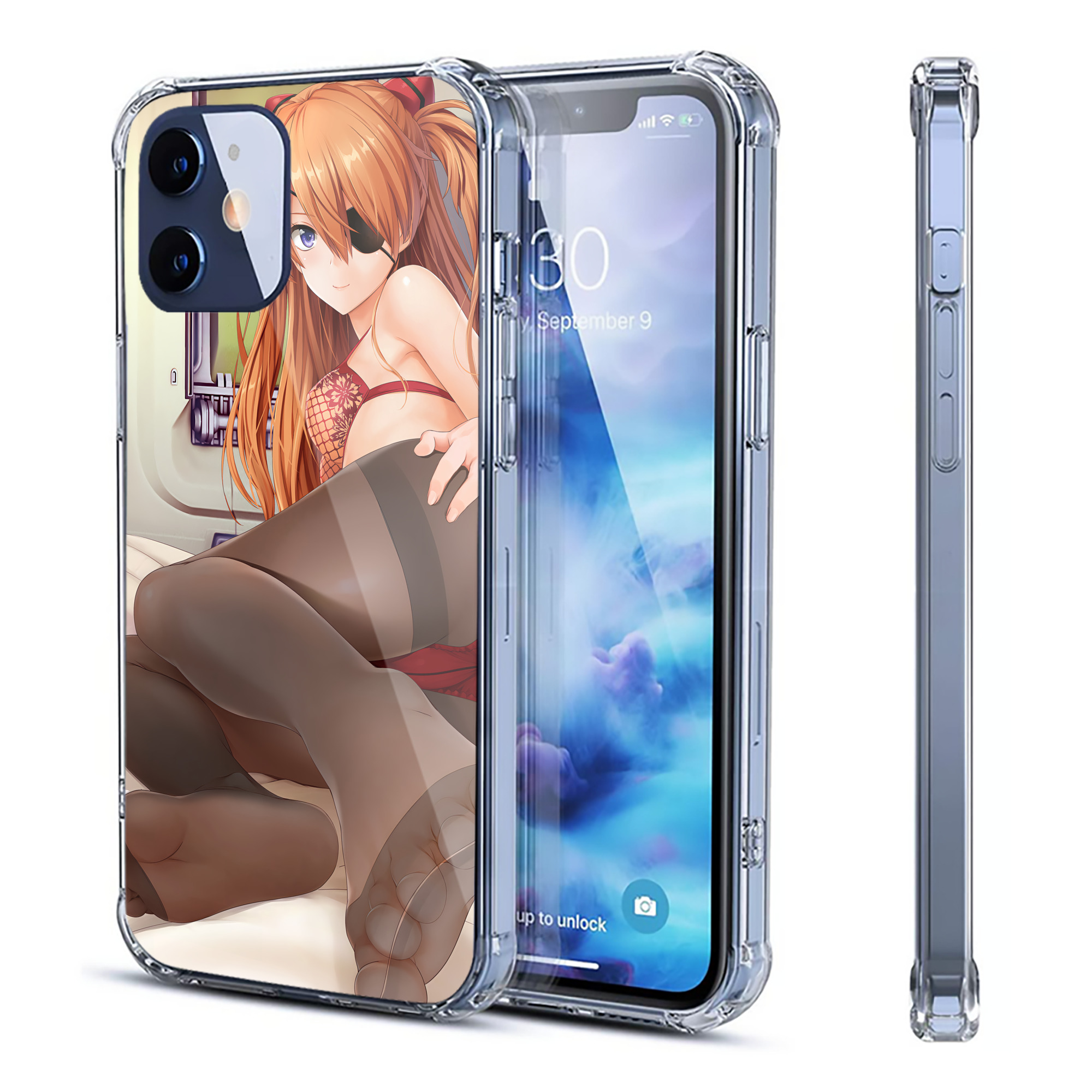 （画像用） EVA 新世紀エヴァンゲリオン 【iPhone 12シリーズ対応】透明スマホケース（クリアソフトケース）